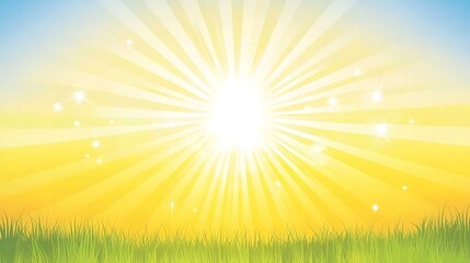 A vibrant warm yellow gradient background radiating brightness and positive energy with smooth color transitions.