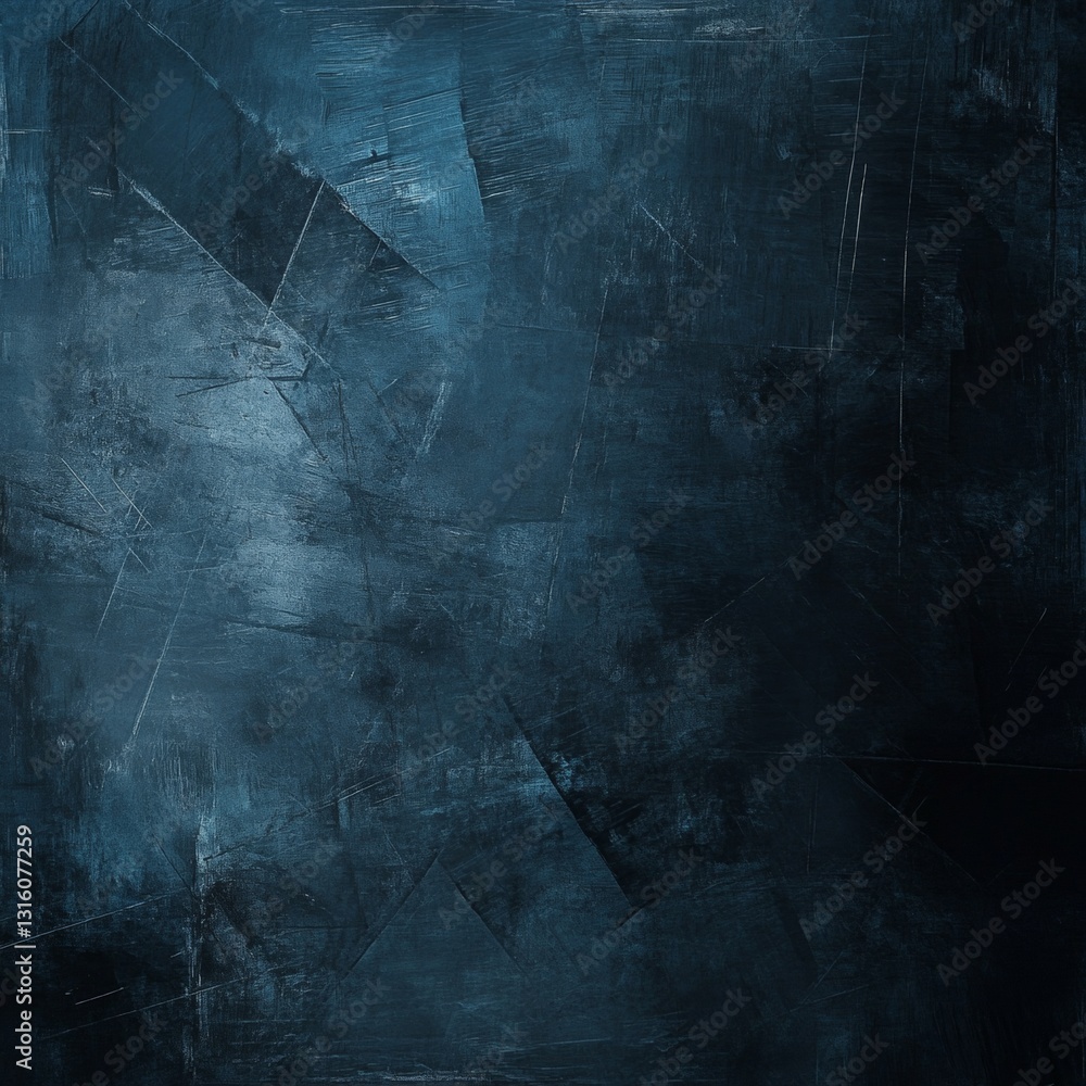 Poster dark abstract texture with blue tones and intricate patterns ideal for artsy backgrounds