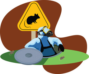 sewage cleaning of endemic area for leptospirosis