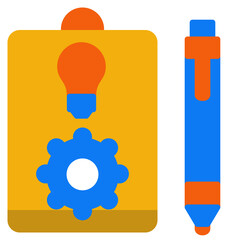 Prototyping flat icon