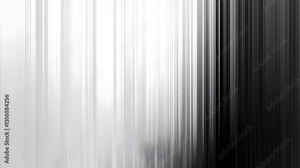 Poster abstract grayscale lines, a monochromatic visual journey through shades of light and dark, creating 