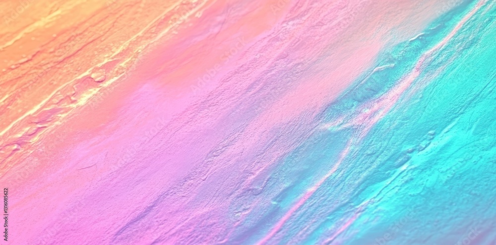Poster a visually appealing textured background is created by the smooth transition from green to purple, w