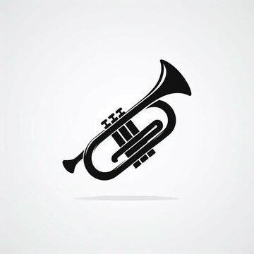 recommend clip art: Trumpet Silhouette Icon Music Note