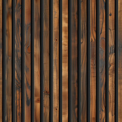 Ultra-Photorealistic Seamless Wood Slat Panel Texture - 100% Tileable
