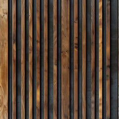 Ultra-Photorealistic Seamless Wood Slat Panel Texture - 100% Tileable