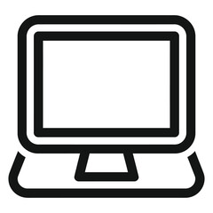 Computer Monitor - Desktop PC Screen Symbol