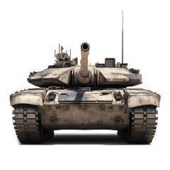 M1 Abrams tank, png isolated on a transparent background
