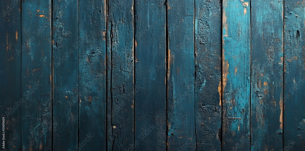 Poster a dark grunge wood texture forms a textured backdrop, ideal for incorporating a hint of rustic allur
