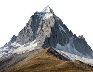 Fototapeta premium Majestic Snow-Capped Mountain Peak