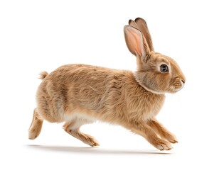 Fototapeta premium Running Brown Bunny Rabbit