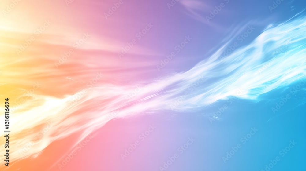 Wall mural abstract multicolored background with soft light effects