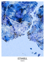 Istanbul Türkiye City Map