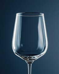 a simple empty glass