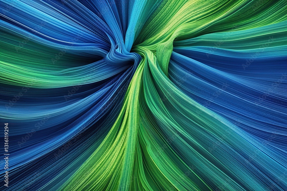 Poster vivid blue green gradient background with grain texture and pattern effect