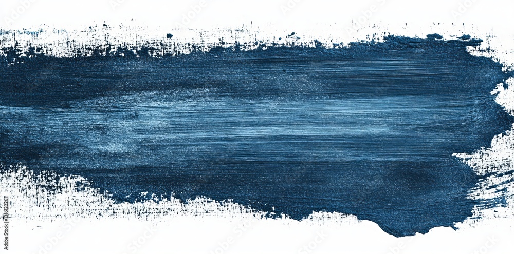 Aufkleber dark green watercolor brush strokes in an abstract pattern form a moody and artistic design element 