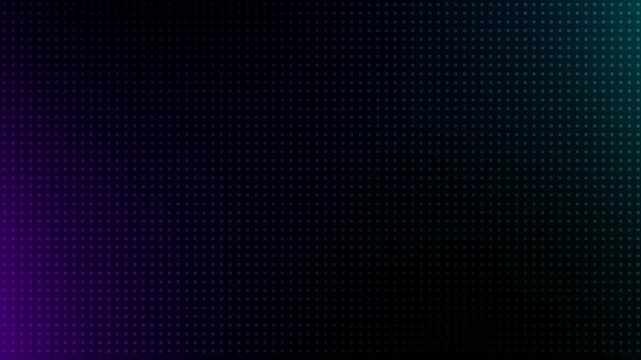 Soft perforated metal background with animated purple and teal neon light