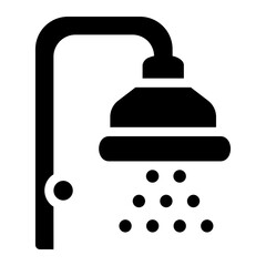 Fototapeta premium shower Solid icon