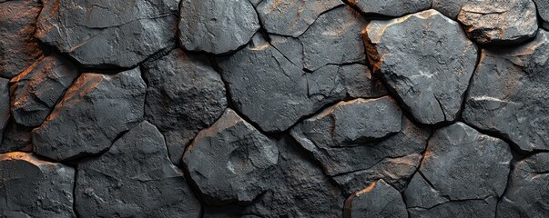 A close-up view of a rugged rock wall, showcasing its textured surface and natural colors, with a small, vibrant bird perched delicately on a ledge, adding life to the scene.