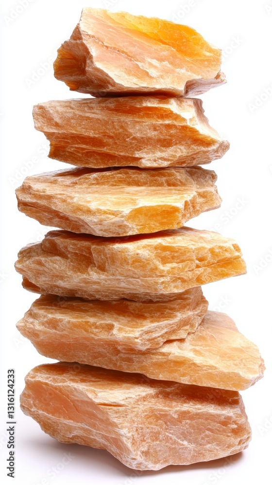 Poster a stack of amber colored, irregularly shaped chunks of beeswax or similar substance is shown against