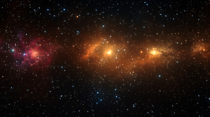 Fototapeta premium The universe is full of stars scattered across the sky