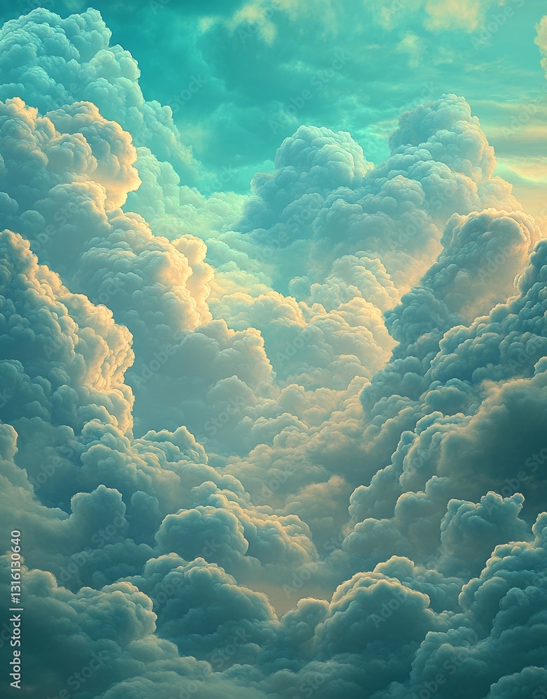 Poster a blue and gray textured background forms an abstract design
