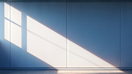 Obraz premium Blank wall in modern office featuring minimalistic design and contemporary aesthetics for versatile workspace backdrops.