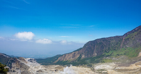 view of the mountains