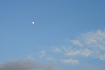 Moon in a Pale Sky