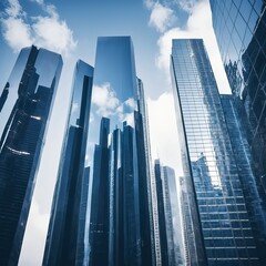 Modern Skyscrapers Reaching for the Sky