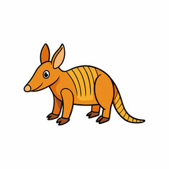 aardvark isolated on white