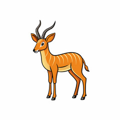 antelope vector illustration