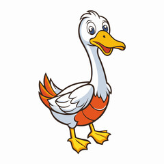 goose cartoon vector