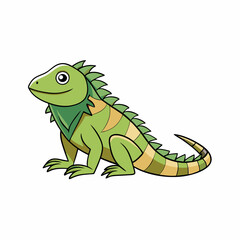 iguana cartoon vector