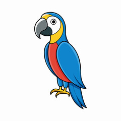macaw on a branch