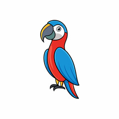 macaw on a branch