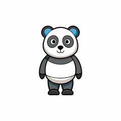panda cartoon vector