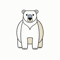 polar bear cartoon
