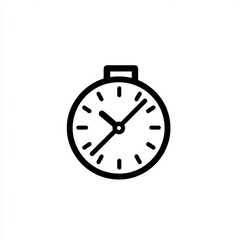 A stopwatch displays the passage of time, with a basic icon that counts the seconds ticking away