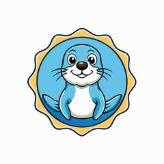seal cartoon vector