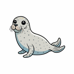 seal cartoon vector
