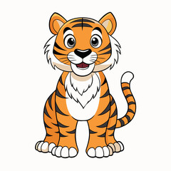 tiger cartoon character