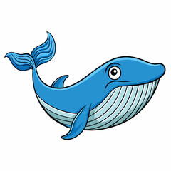 whale vector illustration