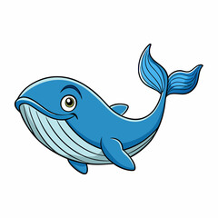 whale vector illustration