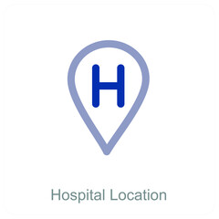 Obraz premium Hospital Location