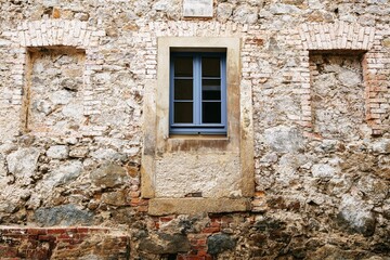 the locked windows in an old house