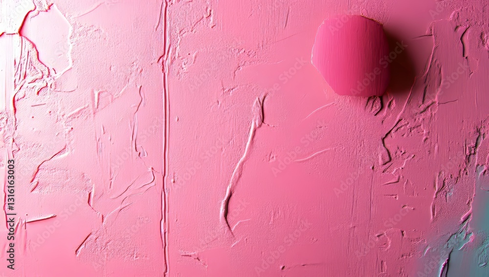 Poster a pink gradient image with a grainy texture finish is presented in high quality, making it suitable 
