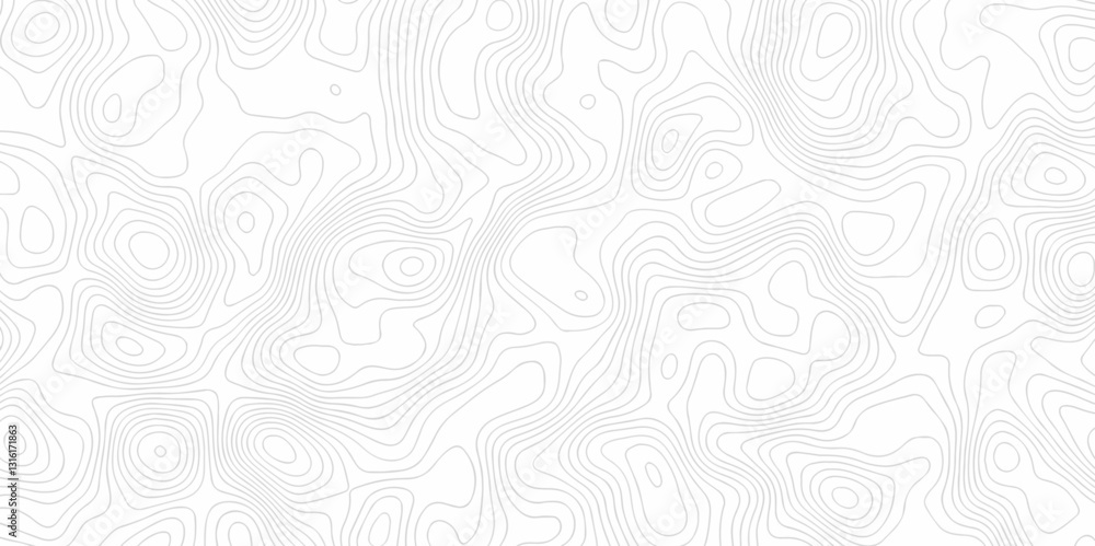 Poster contour abstract map relief land outline. topographic map patterns. white wave paper curved reliefs 