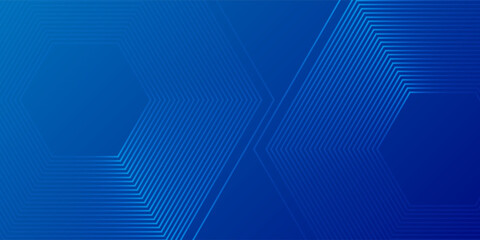 Abstract Business Tech Hexagon Blue Tech Finance Fintech Background Abstract Pixel Pattern Modern Simple Abstract Design