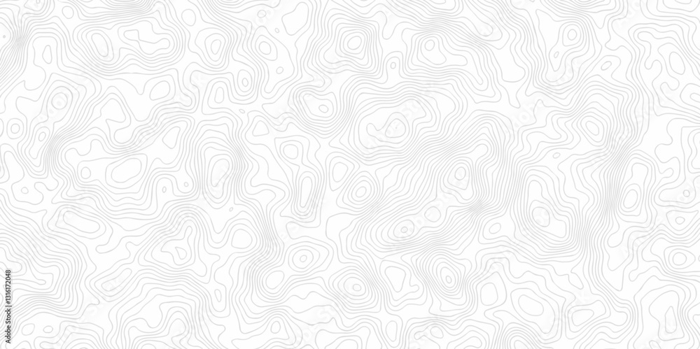 Poster contour abstract map relief land outline. topographic map patterns. white wave paper curved reliefs 