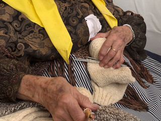 very old woman